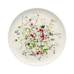 Rosenthal Brotteller 18 Cm Coupe Brillance Fleurs Sauvages
