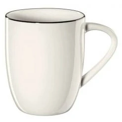 ASA Becher Mit Henkel 350 Ml à Table Ligne Noir