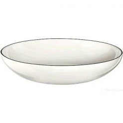 ASA Pasta Und Suppenteller 22cm à Table Ligne Noir