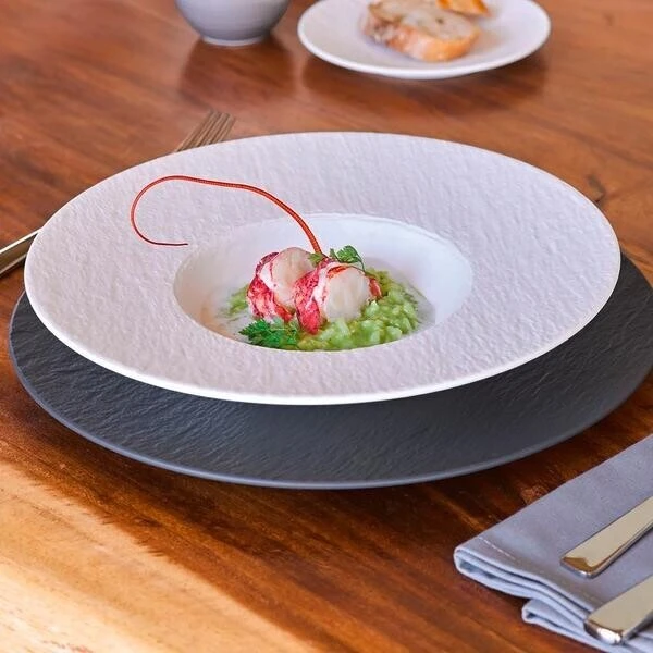 Villeroy & Boch Pastateller Manufacture Rock Blanc 28 Cm 2 Villeroy & Boch Pastateller Manufacture Rock Blanc 28 Cm – Bild 2